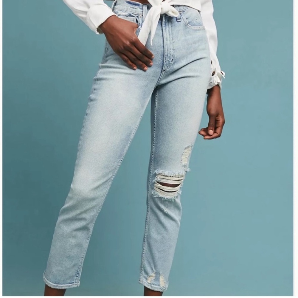 McGuire High Rise Vintage Slim Denim Jeans (Size 30)